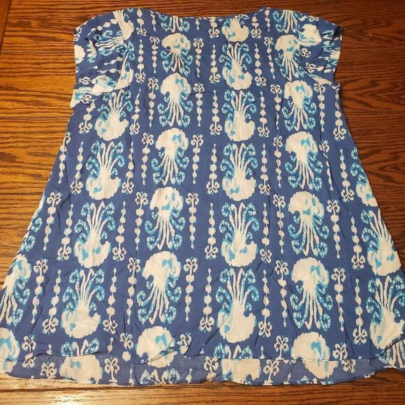 Lilly Pulitzer Shelley get in line jellyfish top - Picture 4 of 4